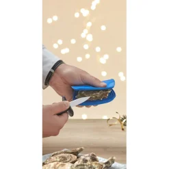 Gifi Préparation Culinaire^Set couteau à huître avec cale