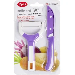Gifi Préparation Culinaire^Set Couteau + Éplucheur L12 cm