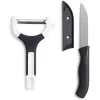 Gifi Préparation Culinaire^Set couteau et éplucheur inox et plastique - 3 modèles