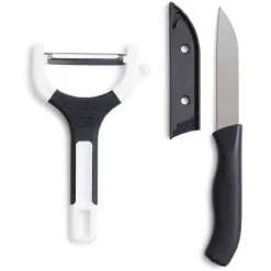 Gifi Préparation Culinaire^Set couteau et éplucheur inox et plastique - 3 modèles
