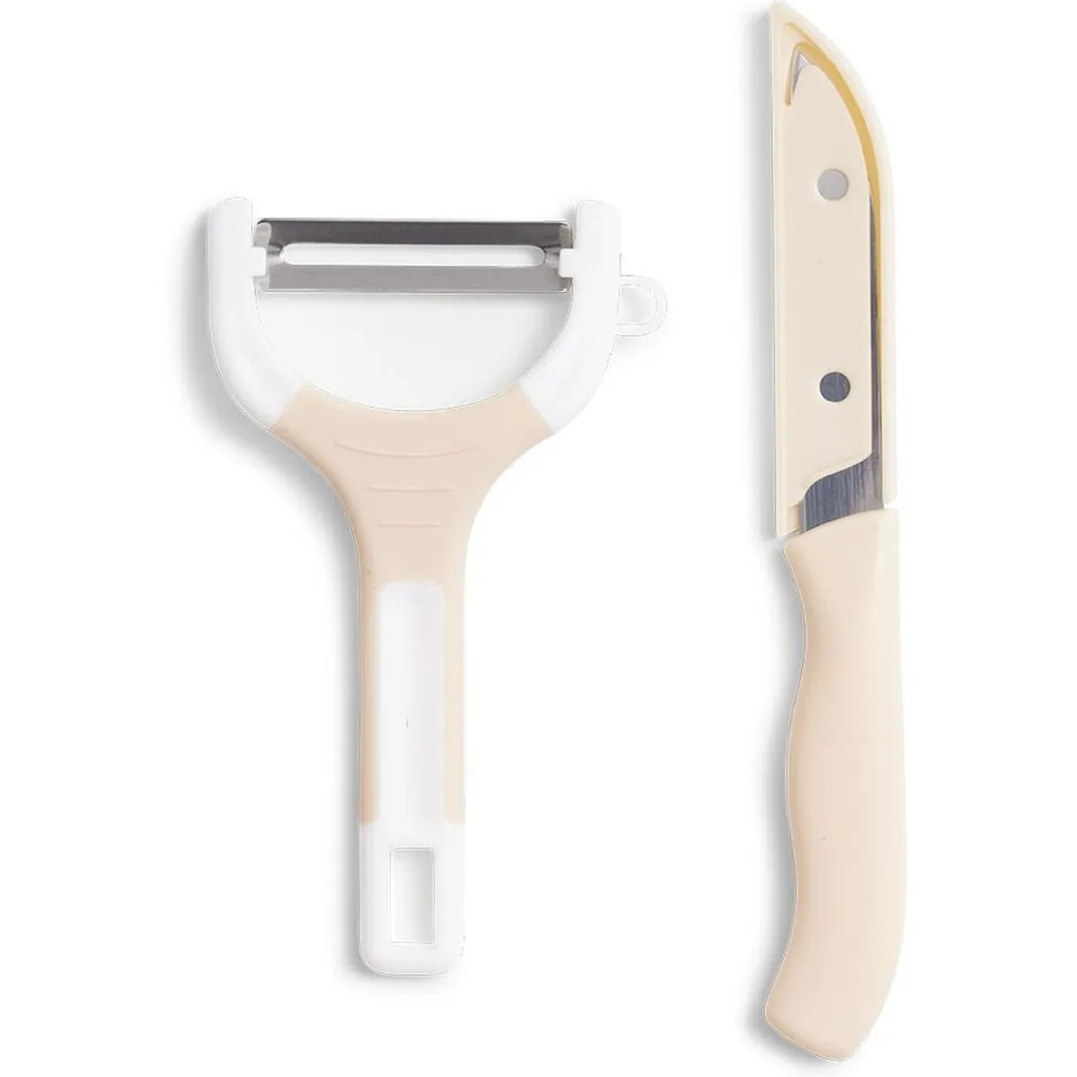 Gifi Préparation Culinaire^Set couteau et éplucheur inox et plastique - 3 modèles