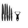 Gifi Préparation Culinaire^Set de 5 couteaux et 1 éplucheur