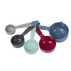 Gifi Préparation Culinaire^Set de 5 cuillères-mesure en acrylique multicolore