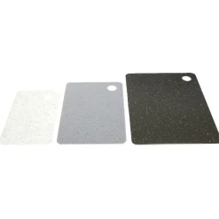 Gifi Préparation Culinaire^Set de 3 planches à découper design granite