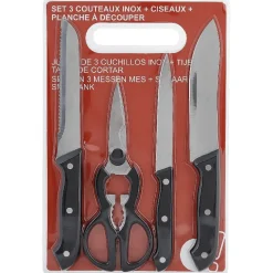 Gifi Préparation Culinaire^Set de découpe 5 pièces