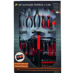 Set outils de bricolage 78 pièces^Gifi Sale