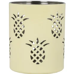 Gifi Préparation Culinaire^Set passoire, saladier, porte-ustensiles vert design ananas