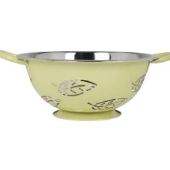 Gifi Préparation Culinaire^Set passoire, saladier, porte-ustensiles vert design feuille