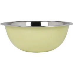 Gifi Préparation Culinaire^Set passoire, saladier, porte-ustensiles vert design feuille