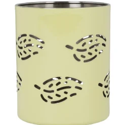 Gifi Préparation Culinaire^Set passoire, saladier, porte-ustensiles vert design feuille