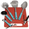 Gifi Préparation Culinaire^Set planche à découper avec 6 ustensiles de cuisine
