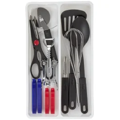 Gifi Préparation Culinaire^Set ustensile de cuisine 11 pièces avec bac de rangement