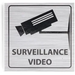 Signalétique adhésive "Surveillance vidéo" - 8x8 cm^Gifi Sale