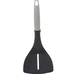 Gifi Préparation Culinaire^Spatule à trou polyamide manche en polypropylène gris noir
