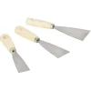 Spatule inox x3 largeur 30, 50 et 80 mm^Gifi Hot