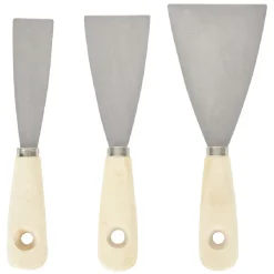 Spatule inox x3 largeur 30, 50 et 80 mm^Gifi Hot