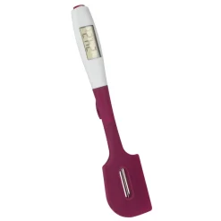 Gifi Préparation Culinaire^Spatule Metaltex thermomètre à sonder 2 en 1