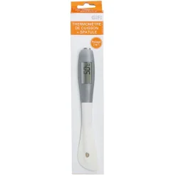 Gifi Préparation Culinaire^Spatule thermomètre plastique et inox