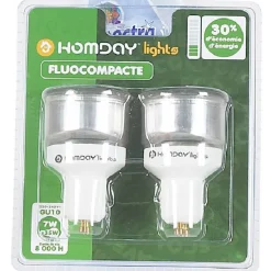 Spot fluocompacte Homday x2^Gifi Best