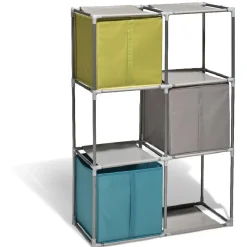Best Structure 6 casiers gris Rangement