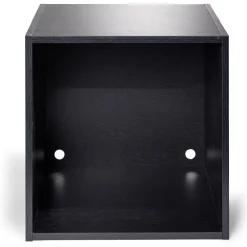 Best Structure Box Cube 1 case 35,2x30x35,2cm bois noir Rangement