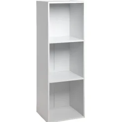 Best Structure Box Cube 3 cases 35x30x103cm bois blanc Rangement