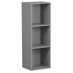 Outlet Structure Box Cube 3 cases 35x30x105cm bois gris Rangement