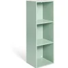 Best Structure Box Cube 3 cases 35x30x105cm bois vert Rangement