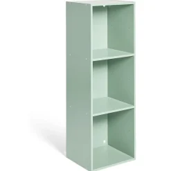 Best Structure Box Cube 3 cases 35x30x105cm bois vert Rangement