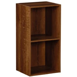 Structure Box Cube 2 cases 35,2x30x69,2cm bois marron Rangement