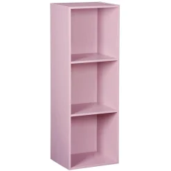 Best Structure Box Cube 3 cases 35,2x30x103,2cm bois rose Rangement