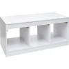 Sale Structure de rangement horizontale pour 3 bacs coulissants Rangement