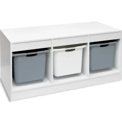 Sale Structure de rangement horizontale pour 3 bacs coulissants Rangement