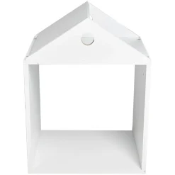 Sale Structure maison enfant Box Cube bois blanc Rangement