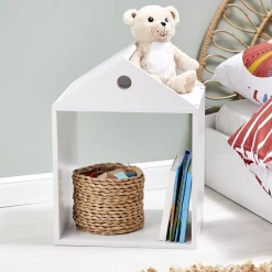 Sale Structure maison enfant Box Cube bois blanc Rangement