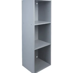 Best Structure étagère 3 cases bois gris Rangement