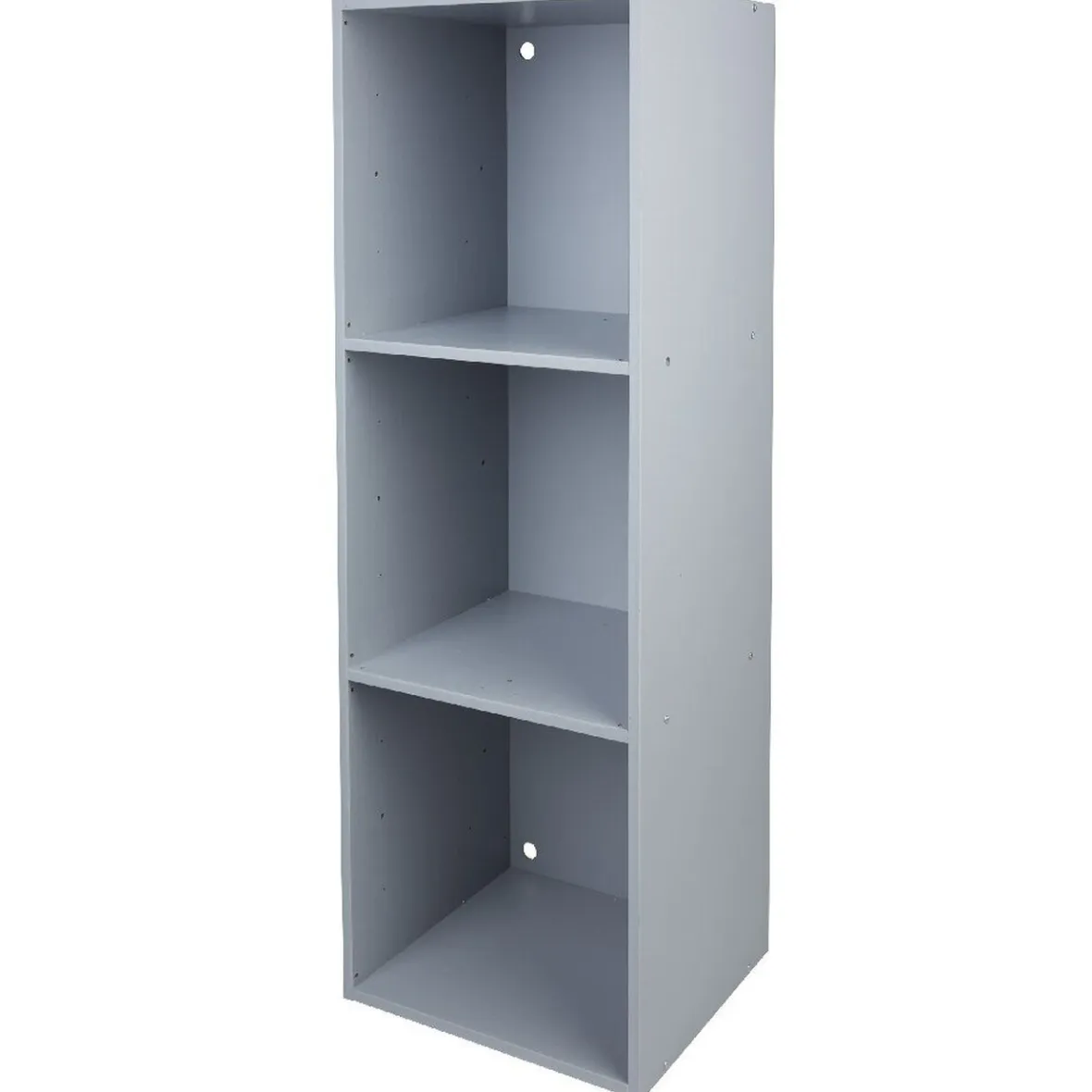 Best Structure étagère 3 cases bois gris Rangement