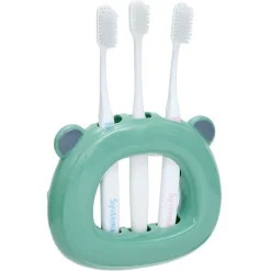 Support 3 brosses à dents enfant vert^Gifi Sale