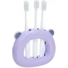 Support 3 brosses à dents enfant violet^Gifi Hot