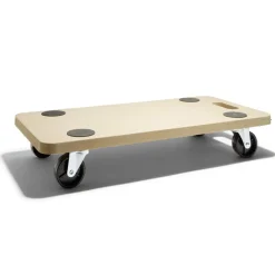 Support à roulettes en bois 60x30cm charge 150kg^Gifi New