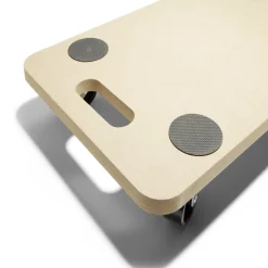 Support à roulettes en bois 60x30cm charge 150kg^Gifi New