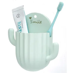 Support brosse à dents adhésif forme cactus^Gifi Outlet