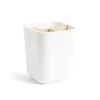 Support brosse à dents bambou et plastique blanc^Gifi Sale