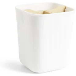 Support brosse à dents bambou et plastique blanc^Gifi Sale