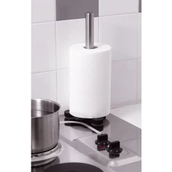 Gifi Rangement De Cuisine^Support essuie tout en inox à ventouses