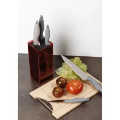 Gifi Préparation Culinaire^Support et 5 couteaux