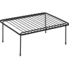 Gifi Rangement De Cuisine^Support extensible en métal noir - L.43/69xl.20xH.14,5cm