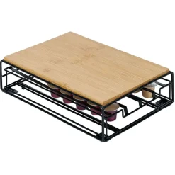 Gifi Rangement De Cuisine^Support machine à café avec tiroir à capsules 21x31xH7,5cm