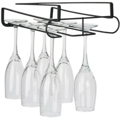 Gifi Rangement De Cuisine^Support pour 6 verres à pied - L28xl.14xH.5.5cm