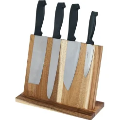 Gifi Rangement De Cuisine^Support pour couteaux bois d'acacia 26,9x10,3xH21cm